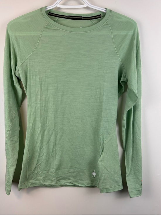 Smartwool Tops - Smartwool Merino Wool Long Sleeve Base Layer Top Light Green Women’s XS